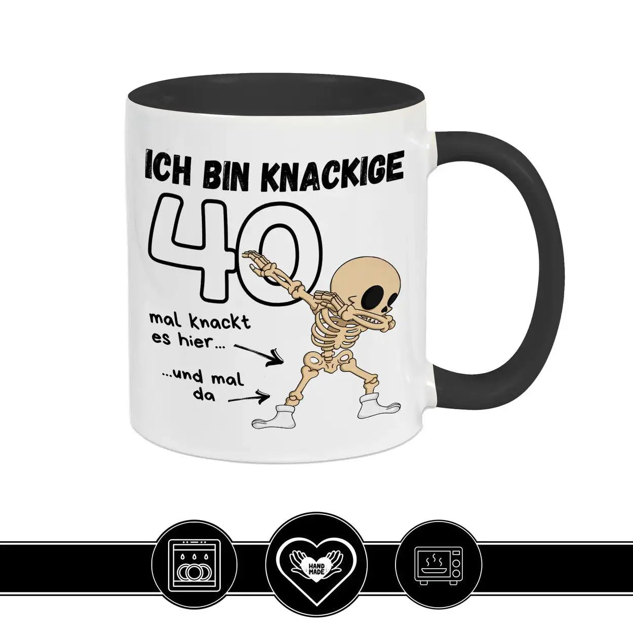 Tasse - Ich bin knackige 40 - Druckerino