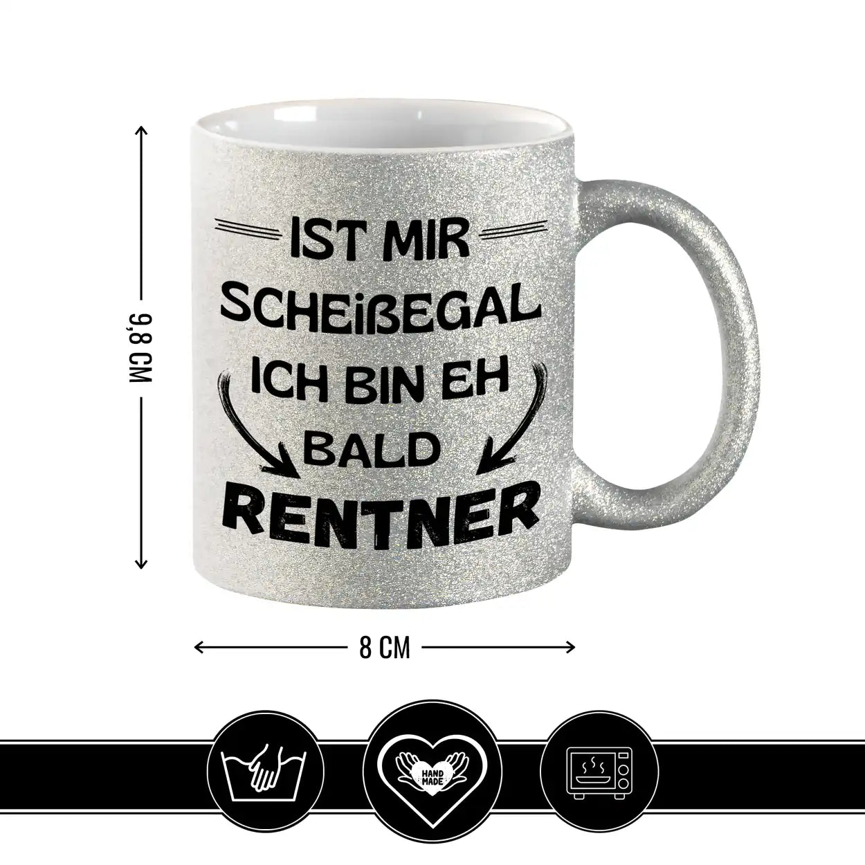 Tasse Egal! Ich bin bald Rentner - Druckerino
