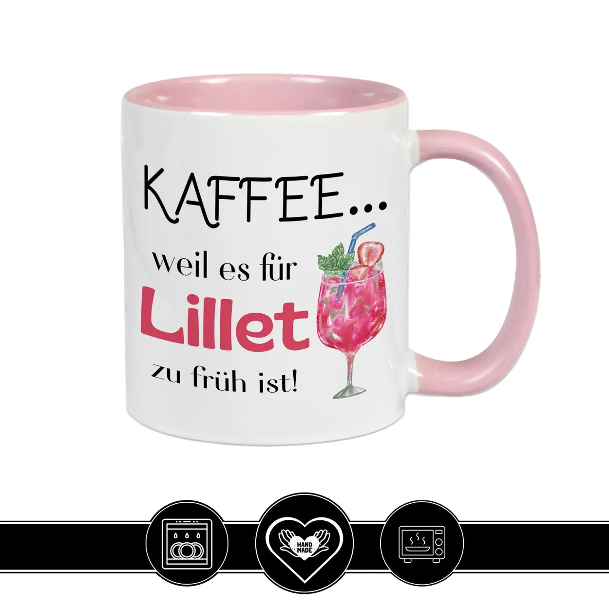 Kaffeetasse Kaffee weil es für Lillet zu früh ist Tasse Wildberry Geschenk
