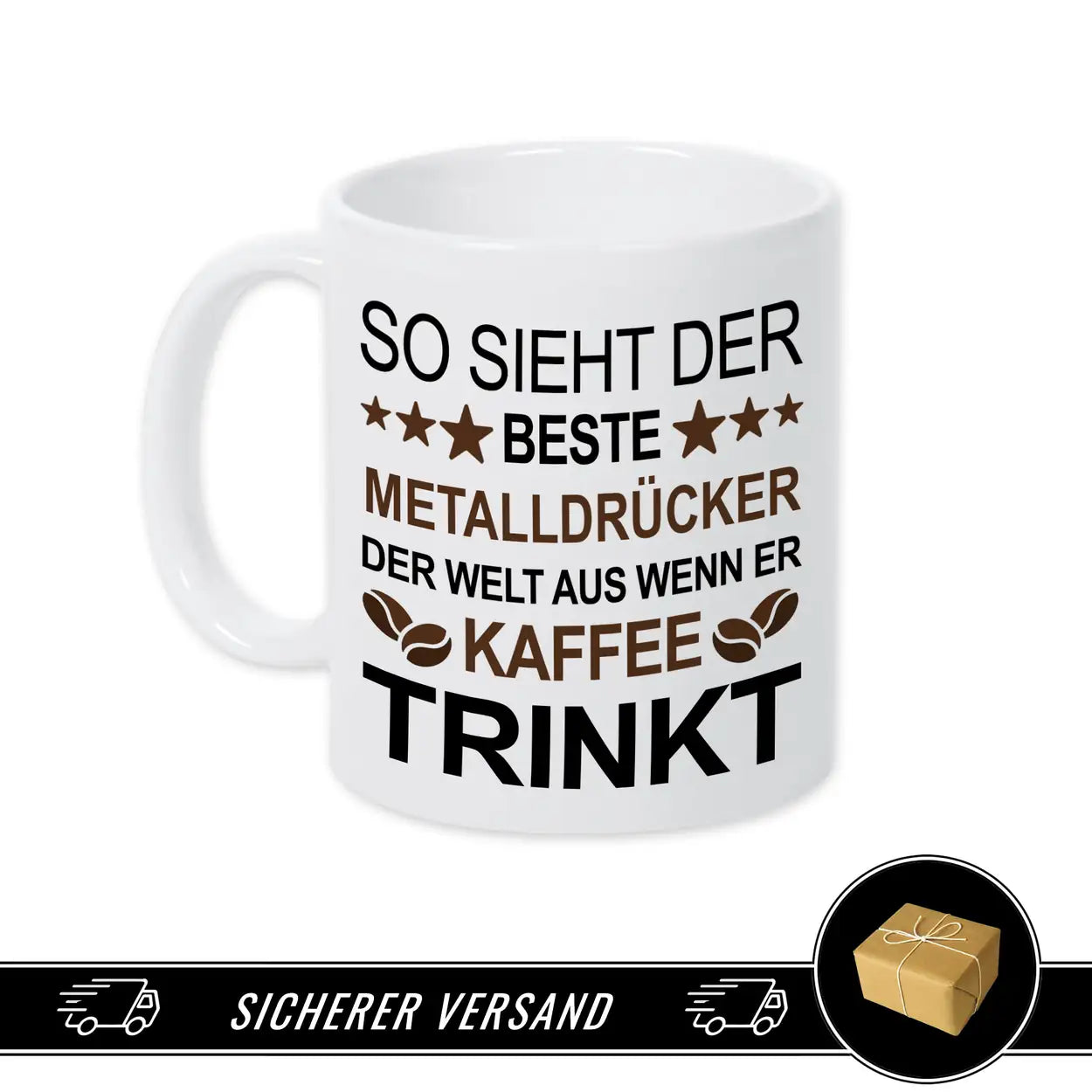 Kaffeetasse Metalldruecker - Druckerino