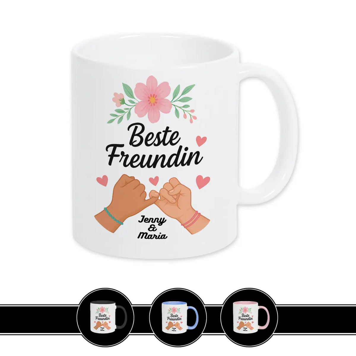 Tasse Beste Freundin personalisiert - Druckerino