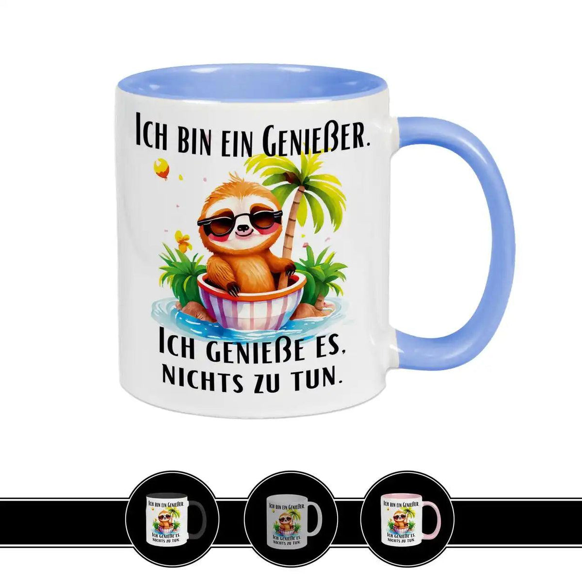 Tasse mit Spruch - Ich bin ein Genießer - Druckerino