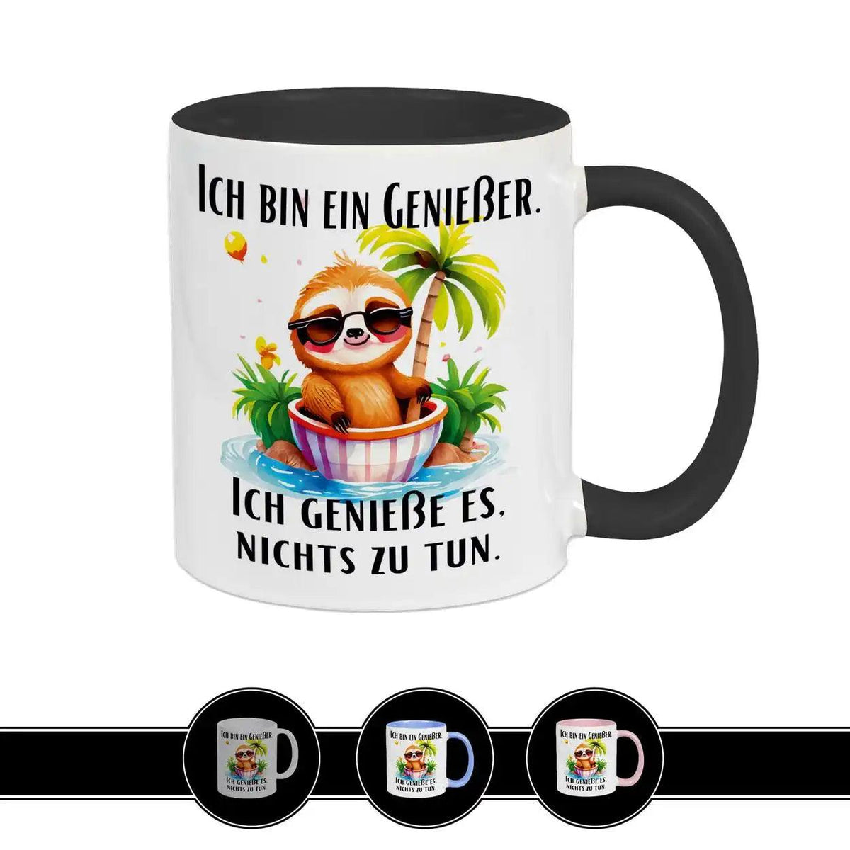 Tasse mit Spruch - Ich bin ein Genießer - Druckerino