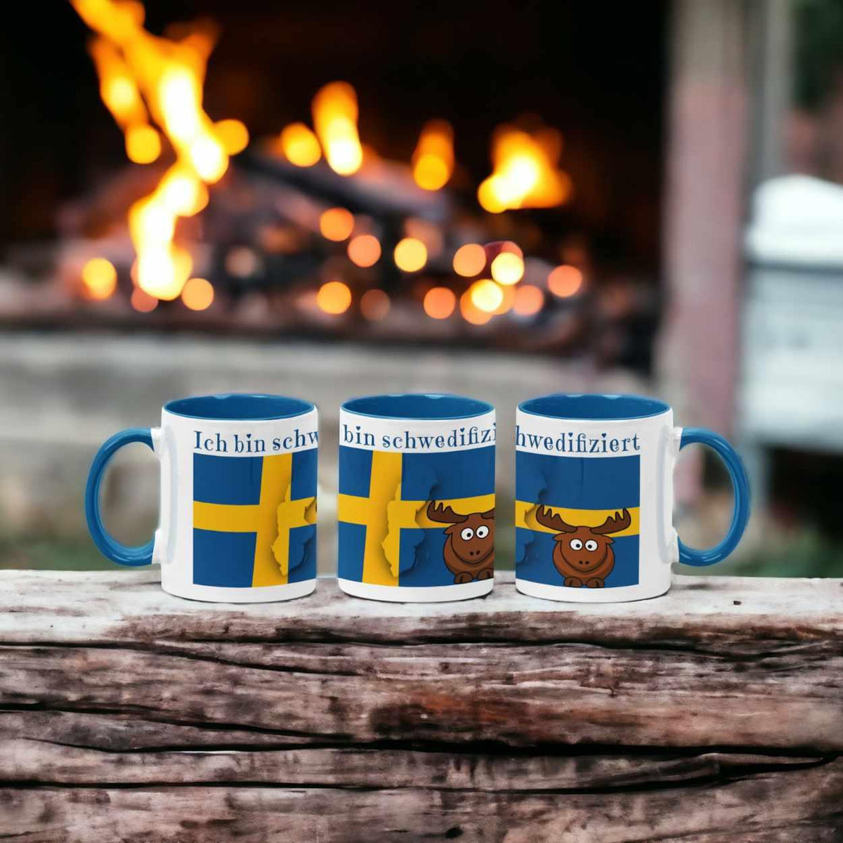 Tasse mit Spruch - Ich bin schwedifiziert - Druckerino
