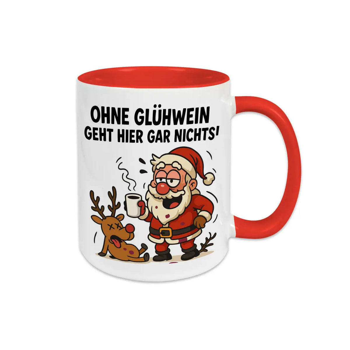 Lustige Glühwein Tasse - Ohne Glühwein geht hier gar nichts