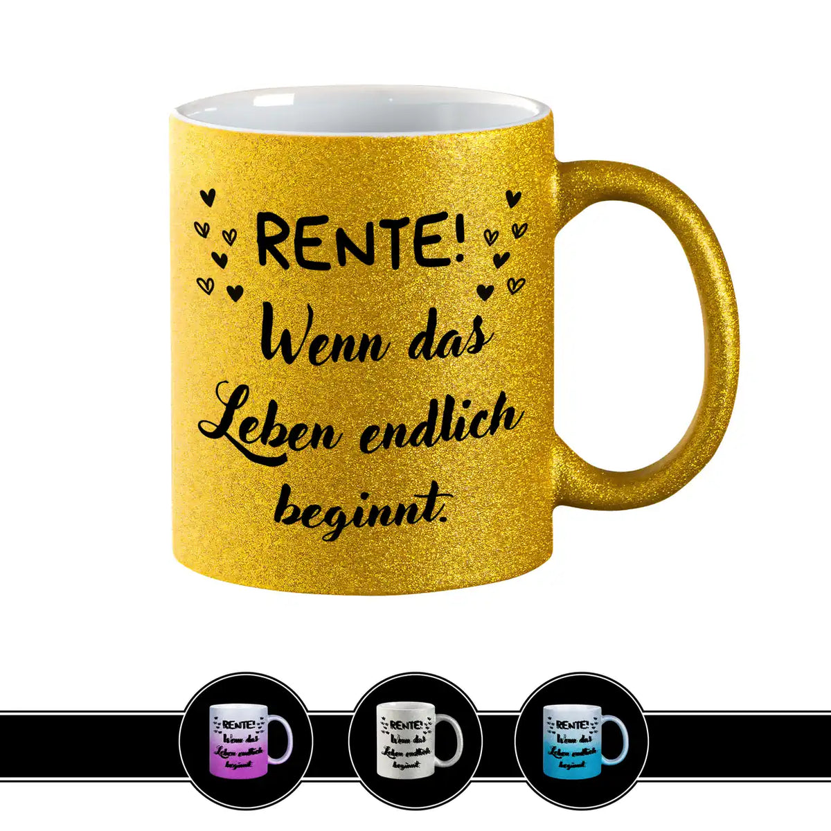 Tasse Rente! Wenn das Leben beginnt - Druckerino