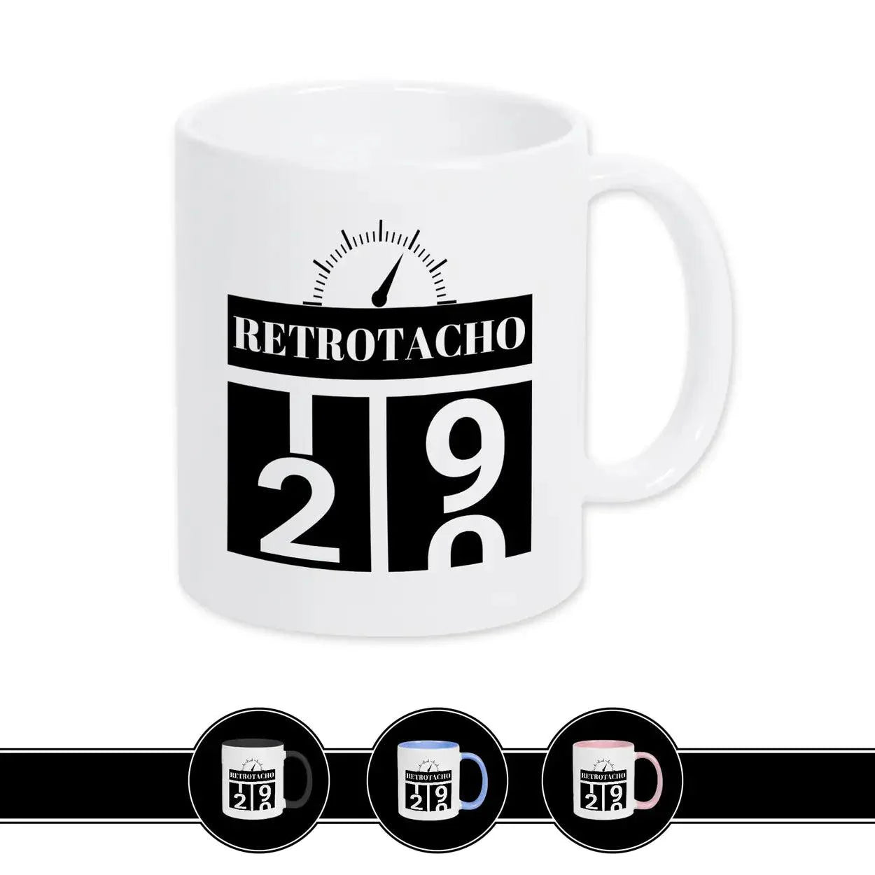 Tasse zum 20. Geburtstag - Retro Tacho - Druckerino