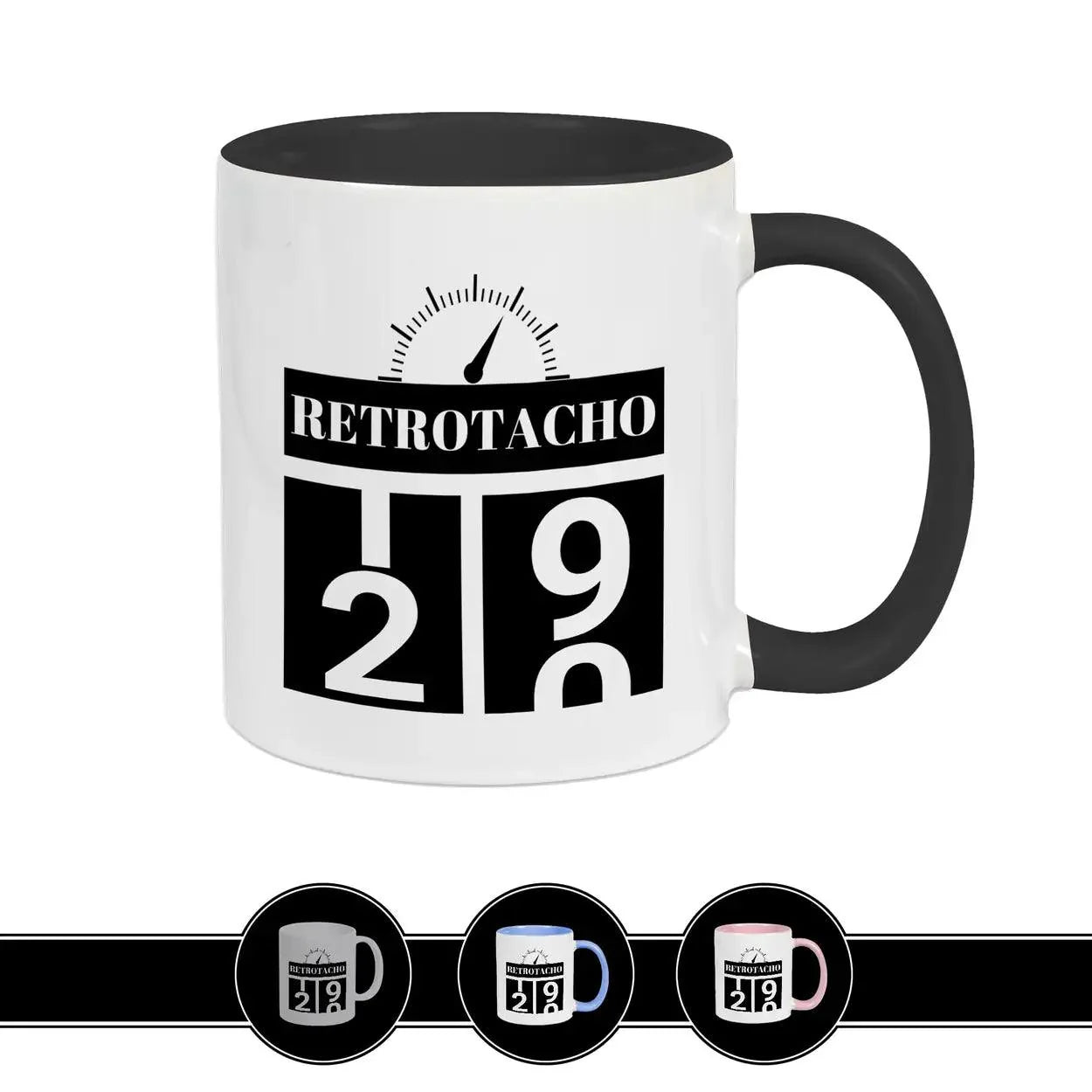 Tasse zum 20. Geburtstag - Retro Tacho - Druckerino