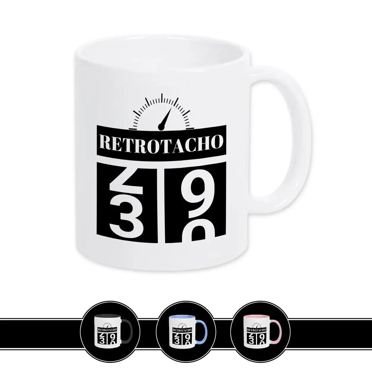 Tasse zum 30. Geburtstag - Retro Tacho - Druckerino