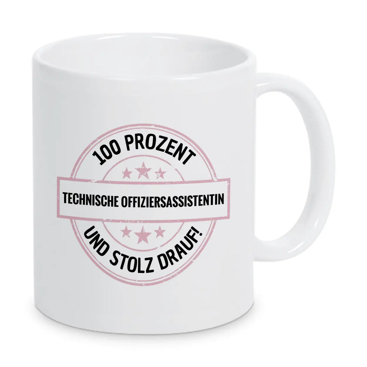 Technische Offiziersassistentin 100 Prozent Tasse - Druckerino