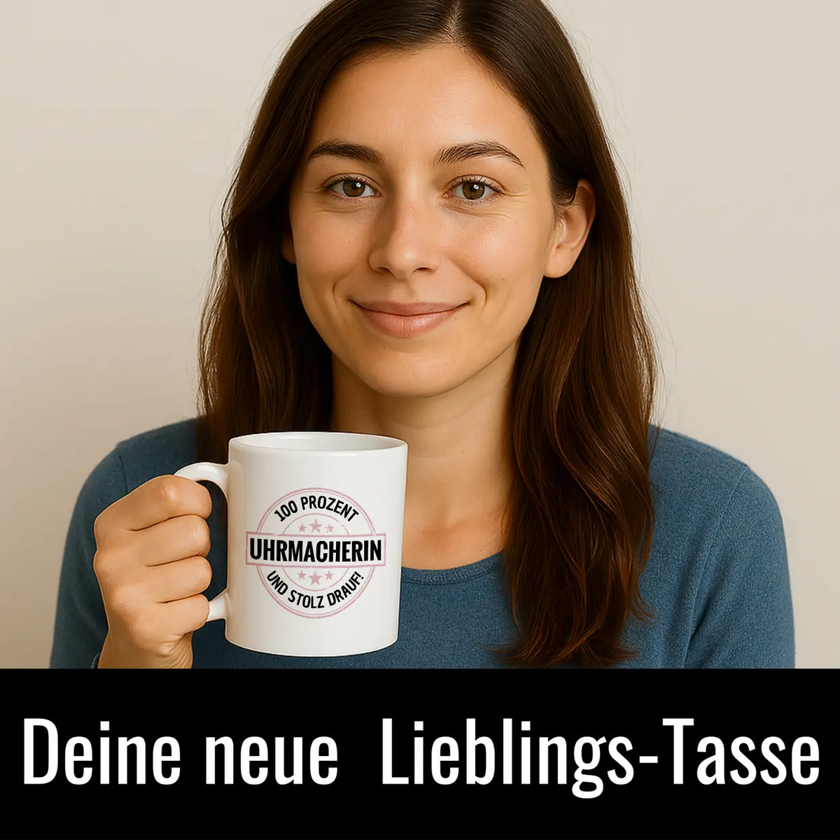 Uhrmacherin 100 Prozent Tasse - Druckerino