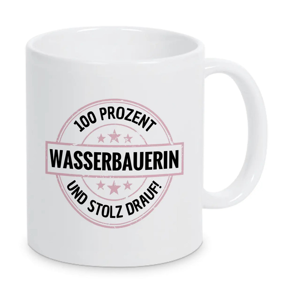 Wasserbauerin 100 Prozent Tasse - Druckerino
