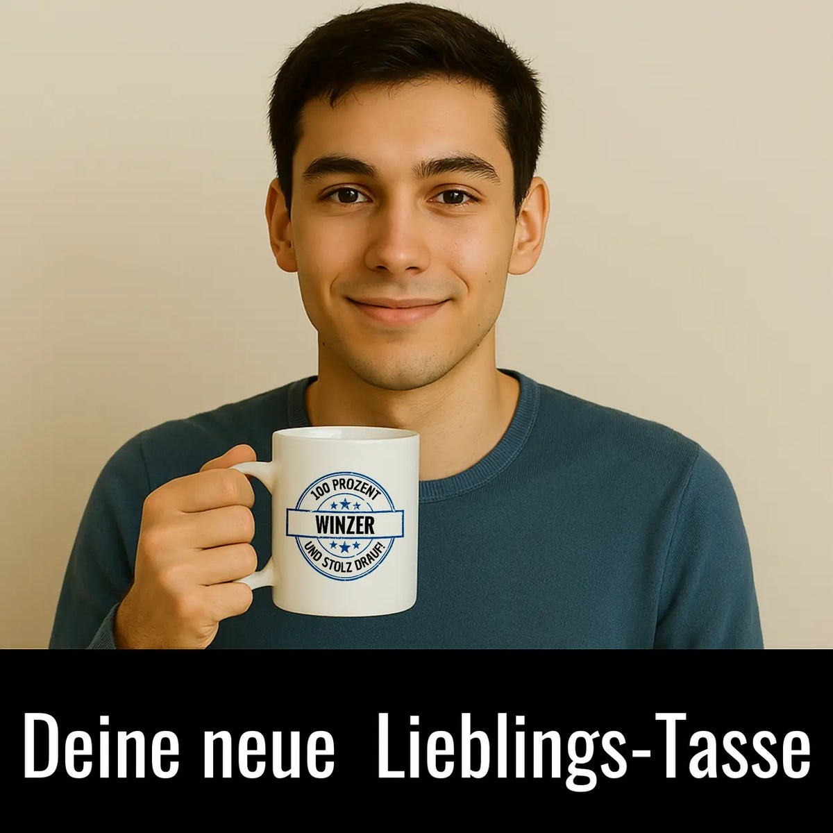 Winzer 100 Prozent Tasse - Druckerino