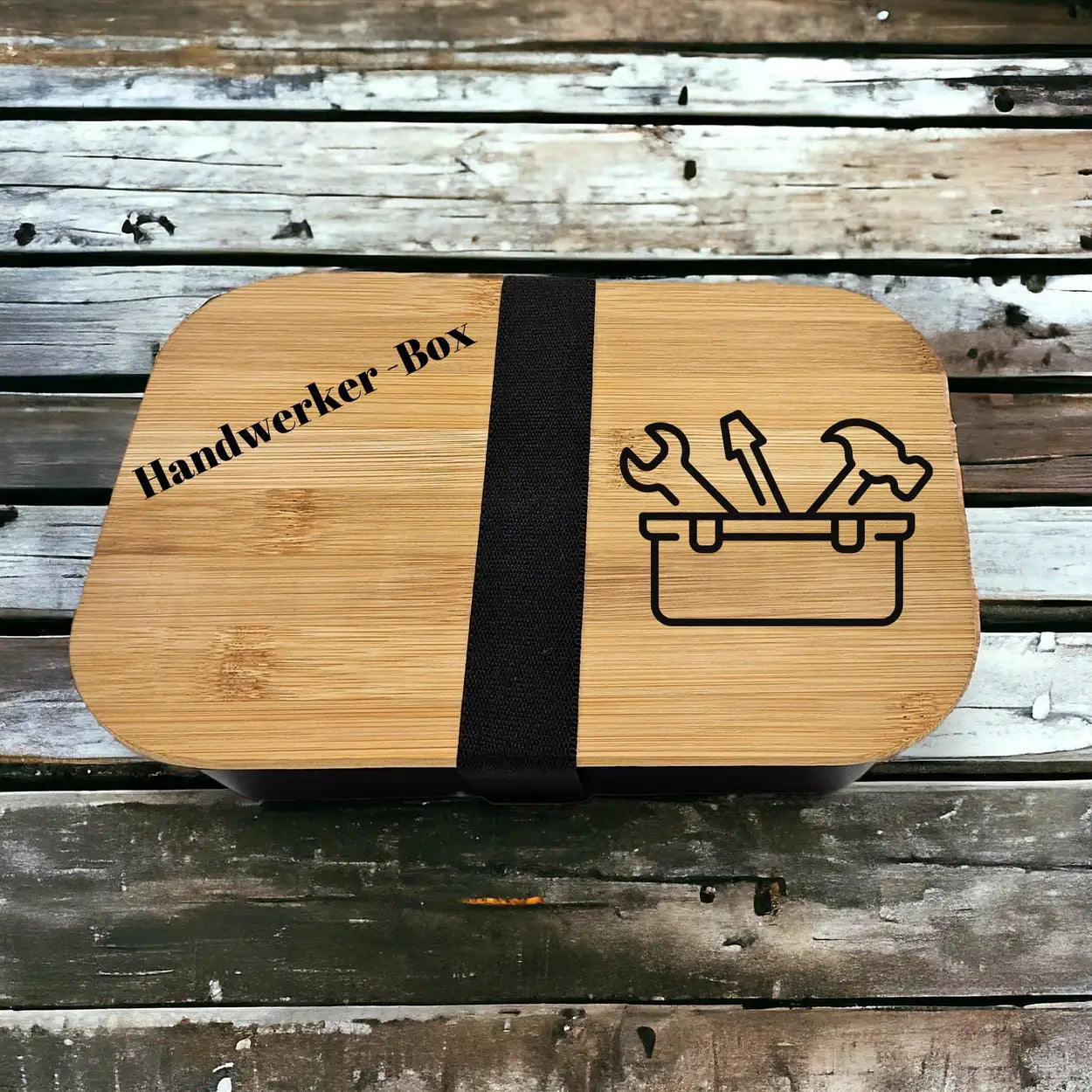 Brotdose Handwerker Box  Geschenkidee Weihnachten