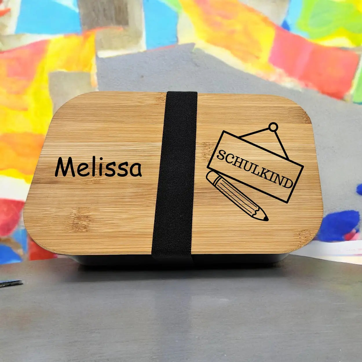 Brotdose Schulkind mit Namen personalisiert Lunchbox Druckerino   