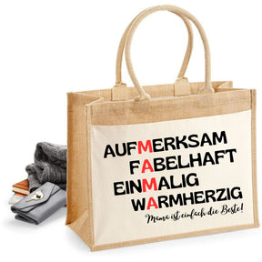 Strandtasche Mama ist die Beste Geschenke