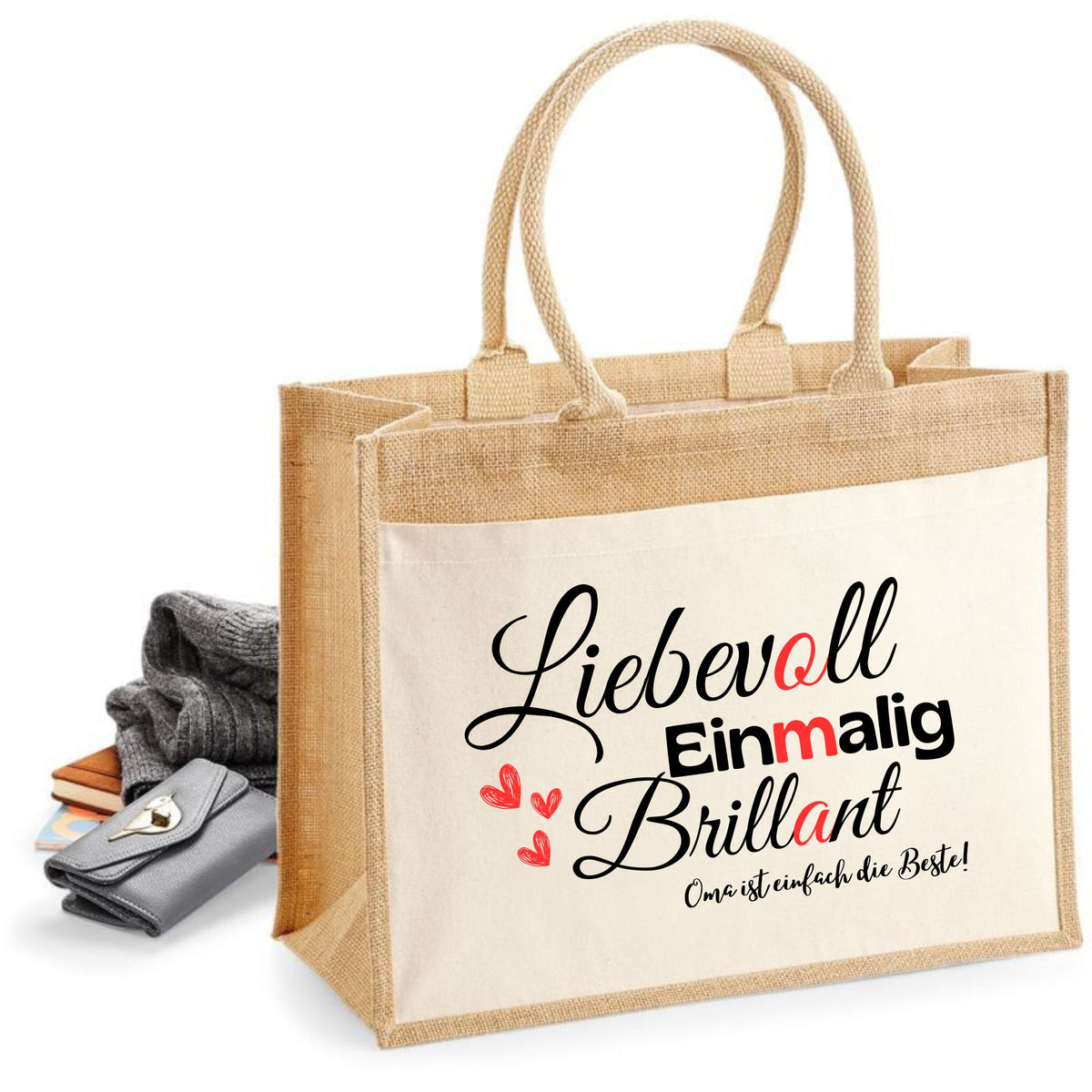 Strandtasche Oma ist die Beste Geschenke