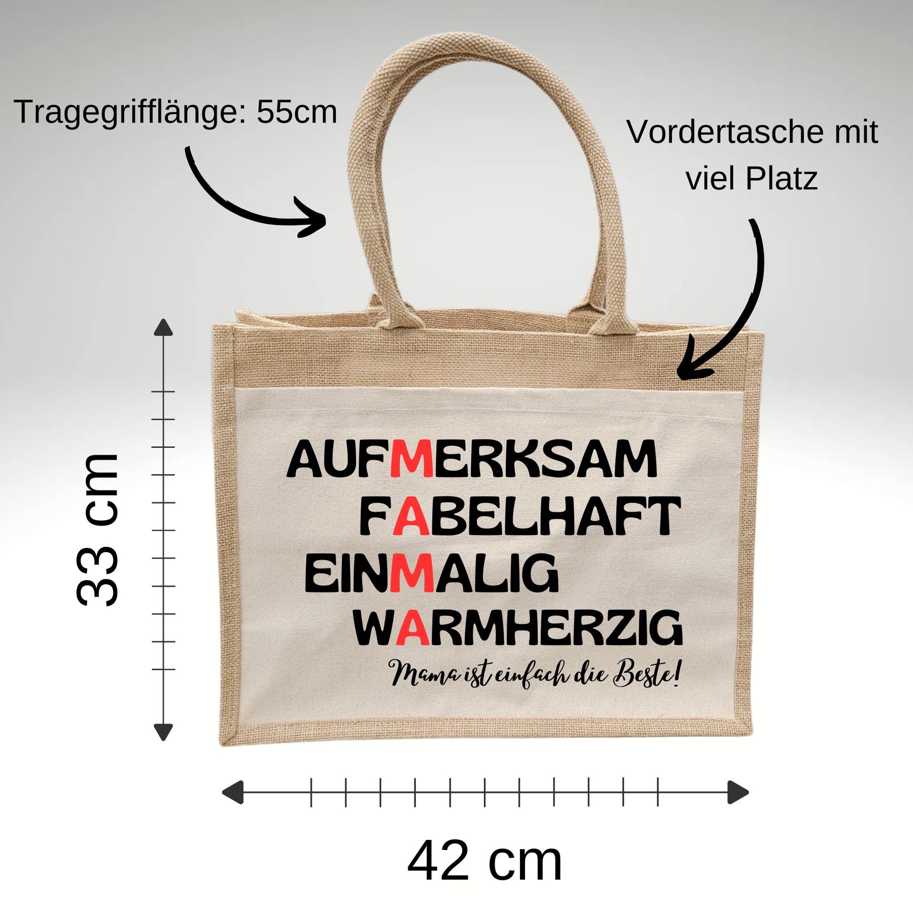 Strandtasche Mama ist die Beste Geschenke