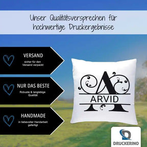 Namenskissen | Motiv 1 | Arvid Geschenkideen