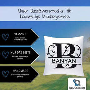 Namenskissen | Motiv 1 | Banyan Geschenkideen