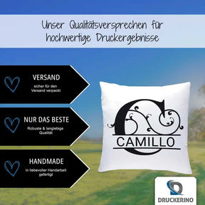 Namenskissen | Motiv 1 | Camillo Geschenkideen