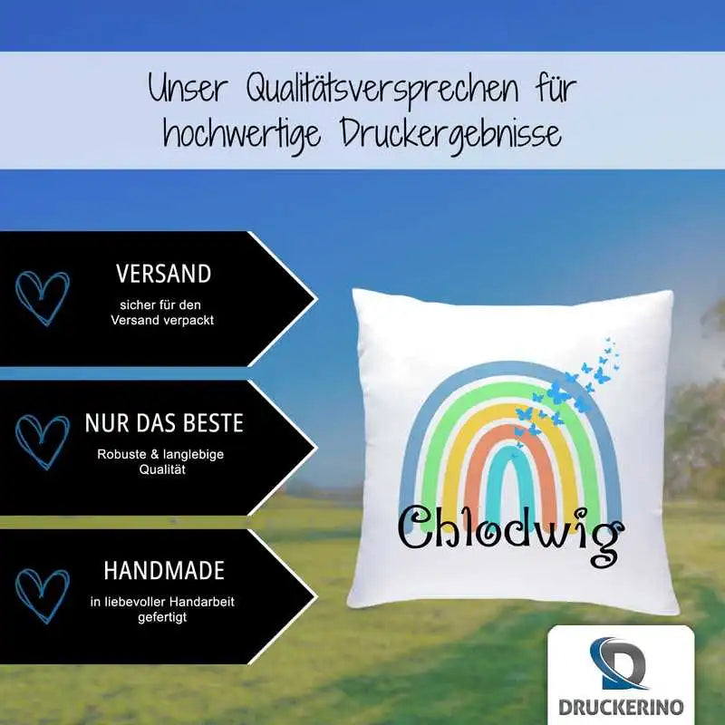 Namenskissen | Motiv 4 | Chlodwig Geschenkideen