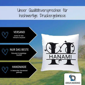 Namenskissen | Motiv 1 | Hanami Geschenkideen