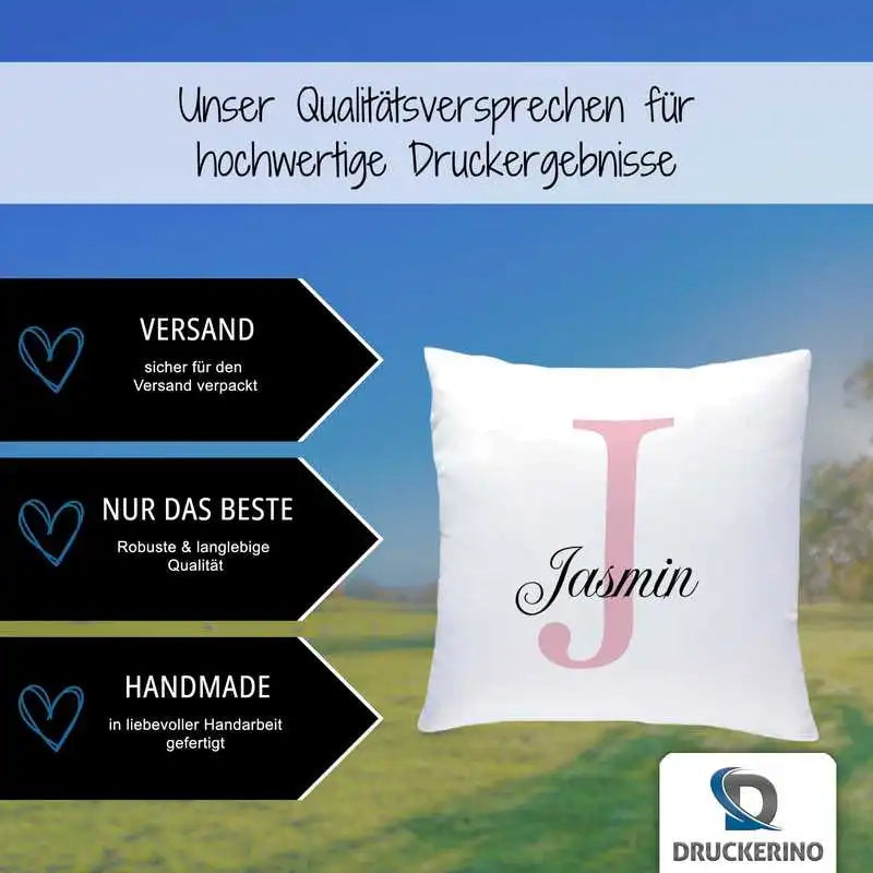 Namenskissen | Motiv 3 | Jasmin Geschenkideen