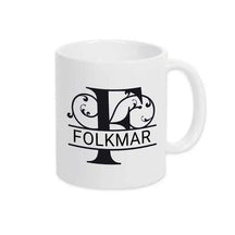 Keramik Namenstasse | Motiv 1 | Folkmar Weiß Geschenkideen