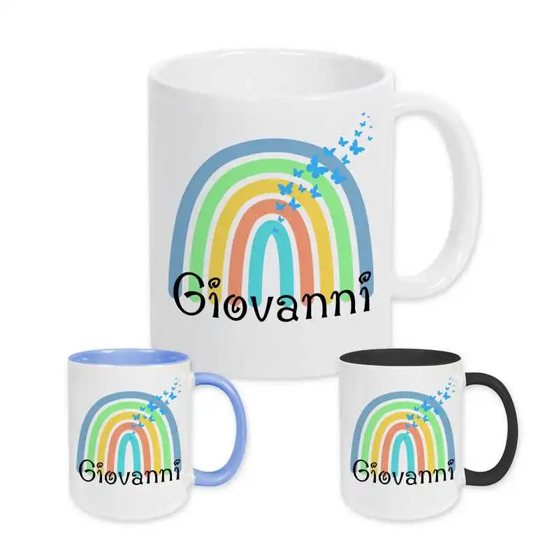 Keramik Namenstasse | Motiv 4 | Giovanni Weiß Geschenke