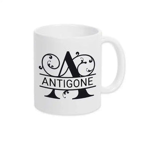 Keramik Namenstasse | Motiv 1 | Antigone Default Title Geschenkideen