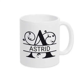 Keramik Namenstasse | Motiv 1 | Astrid Default Title Geschenke