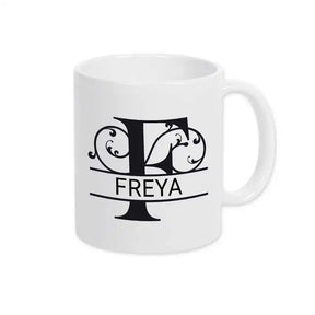 Keramik Namenstasse | Motiv 1 | Freya Default Title Geschenkideen