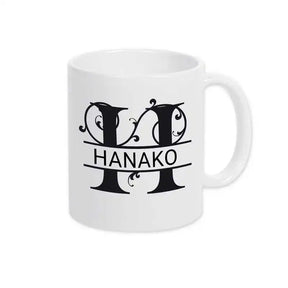 Keramik Namenstasse | Motiv 1 | Hanako Default Title Geschenkideen