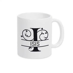 Keramik Namenstasse | Motiv 1 | Isis Default Title Geschenkideen