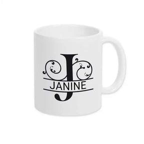 Keramik Namenstasse | Motiv 1 | Janine Default Title Geschenke