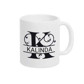 Keramik Namenstasse | Motiv 1 | Kalinda Default Title Geschenkideen