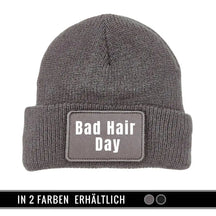 Mütze Beanie | Bad Hair Day Grau Geschenkidee Weihnachten