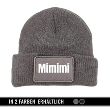 Mütze Beanie | Mimimi Grau Geschenkidee Weihnachten