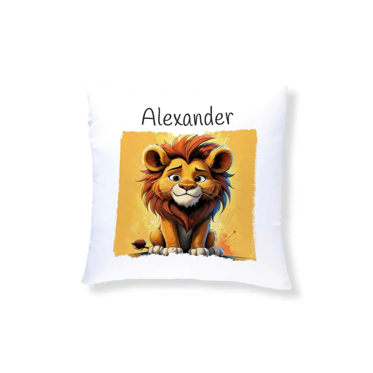 Löwenherz Kissen für Kinder mit Namen personalisiert