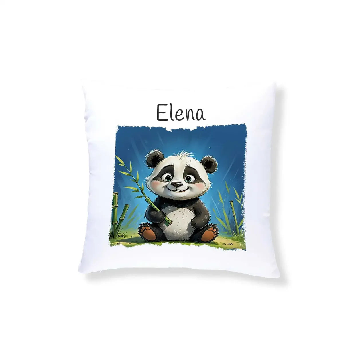 Kuschelkissen als Geschenk | Traumbegleiter Panda | Kissen personalisiert mit Name | Kissenhülle 40x40 | 40x40 cm Geschenkideen