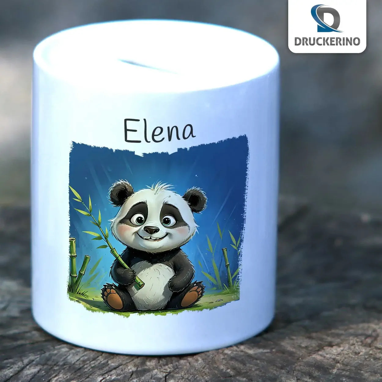 Kinderspardose | Panda-Abenteuer | personalisierbare Kindergeschenke | Spardose Geschenkideen