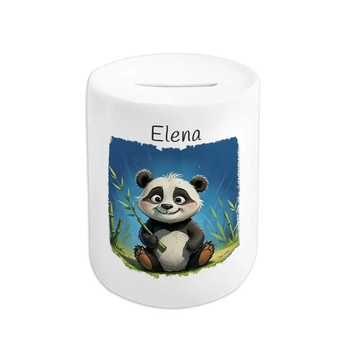 Kinderspardose | Panda-Abenteuer | personalisierbare Kindergeschenke | Spardose Geschenkideen