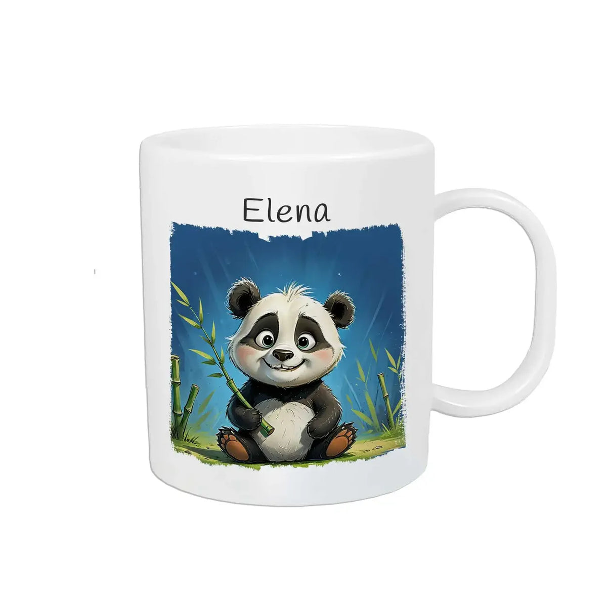 Tasse für Kinder | Pandastarker Zauber | personalisierte Kindertassen | Personalisierte Geschenke | 320ml Kunststofftassen Druckerino   