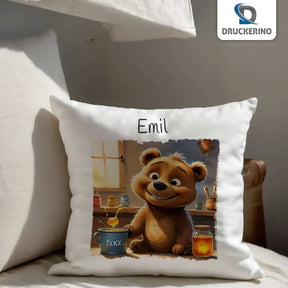 Kissen als Geschenkidee | Traumbärchen | personalisierte Geschenke Baby | Geschenk Kindergarten | 40x40 cm Geschenkideen