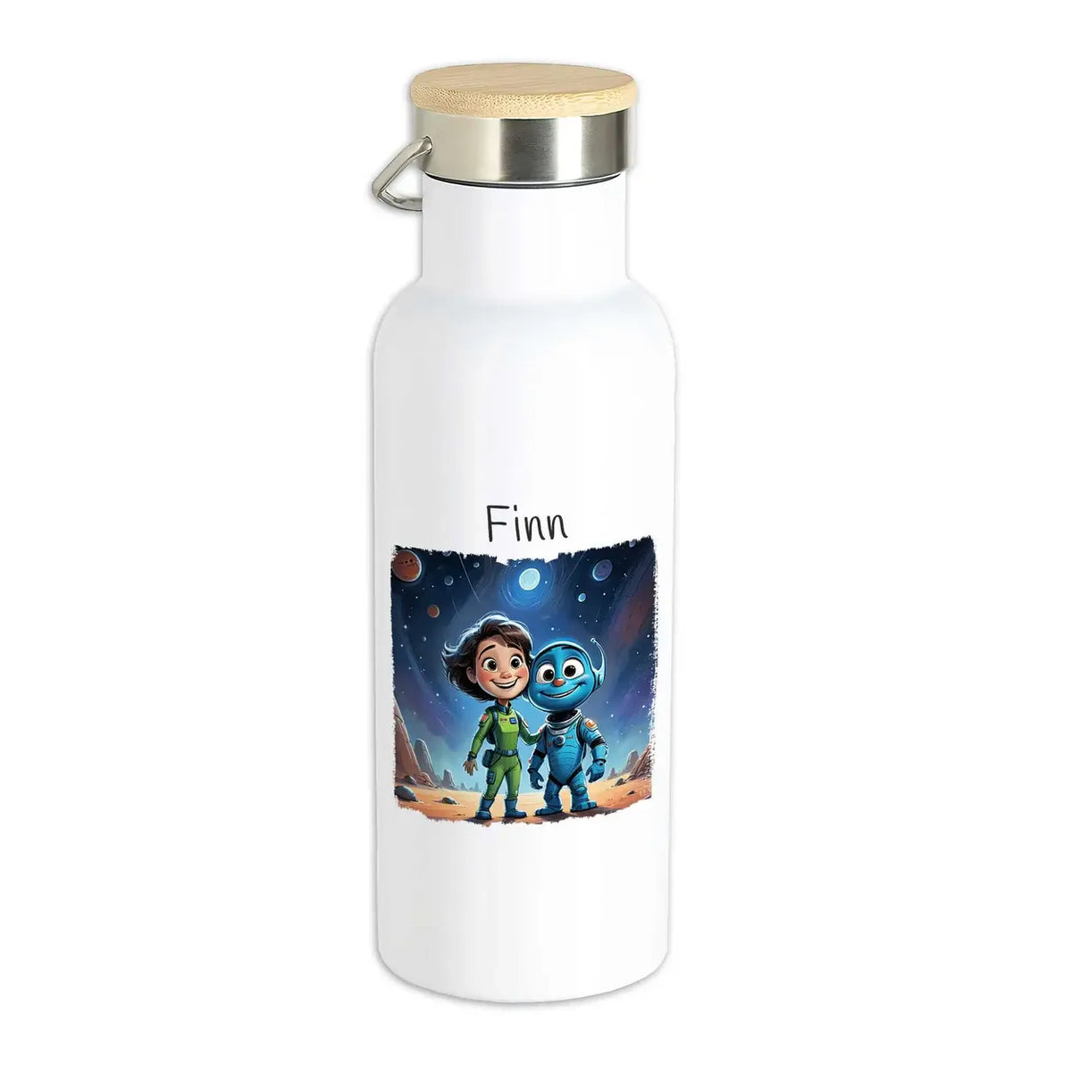 Trinkflasche Edelstahl Kinder | Sternenfreund | Kinder Trinkflasche | Kinder Thermosflasche | 500ml Thermoflasche Druckerino   