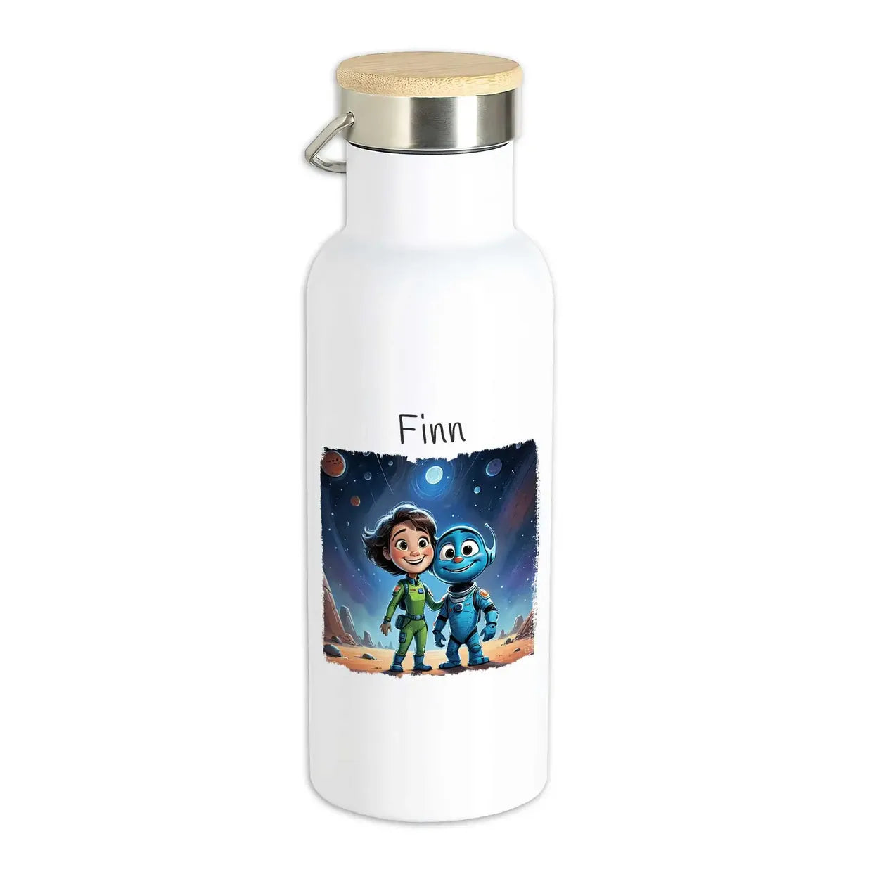 Trinkflasche Edelstahl Kinder | Sternenfreund | Kinder Trinkflasche | Kinder Thermosflasche | 500ml  Geschenkidee Weihnachten