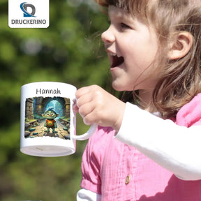 Kindertasse mit Namen | Abenteurer des Geheimturms | Kindertasse | Geschenke zur Taufe | 320ml Geschenke