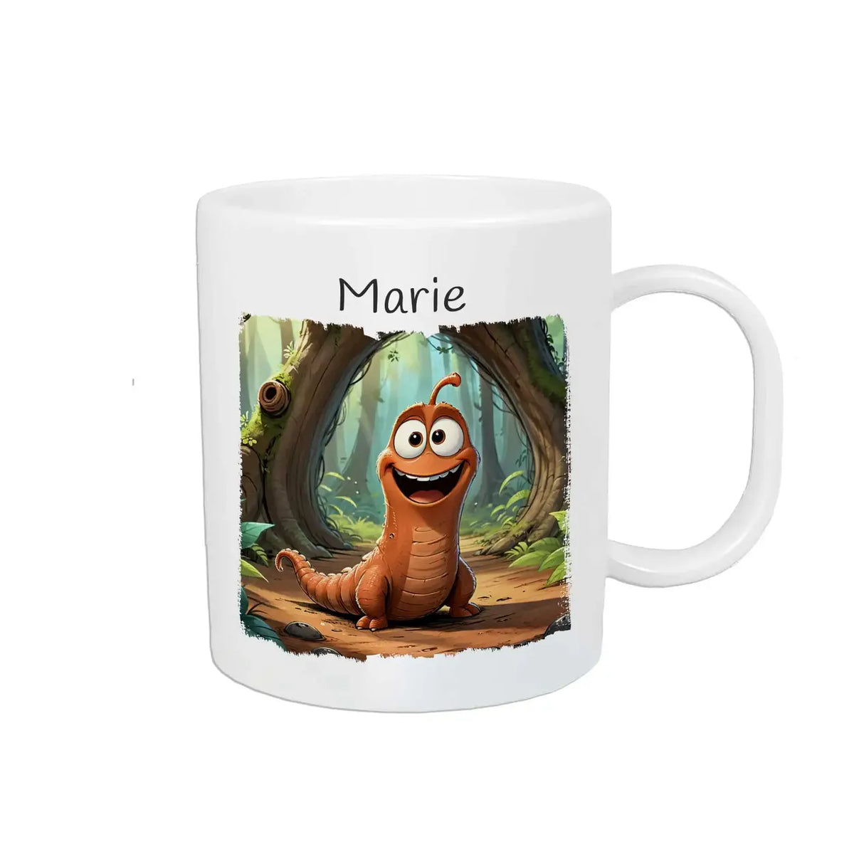 Tasse für Kinder | Waldabenteurer | Einschulung Geschenk | Geschenk personalisiert | 320ml Kunststofftassen Druckerino   