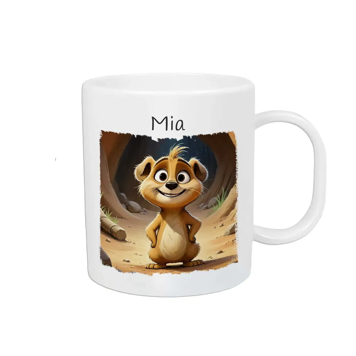 Kindertasse mit Namen | Abenteuer-Freund | Kindertasse | Geschenke zur Taufe | 320ml Kunststofftassen Druckerino   